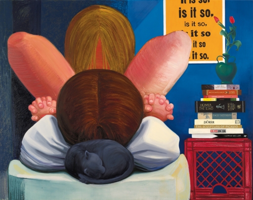 Nicole Eisenman. It is so. 2014. Oil on canvas, 65 x 82 in. Courtesy of the artist and Koenig & Clinton, New York; Galerie Barbara Weiss, Berlin; and Susanne Vielmetter Los Angeles Projects, Los Angeles. Collection of the Artist. Photograph: John Berens.